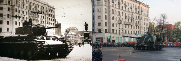 Прогулка по Москве 1941 года 1941, москва, прогулка