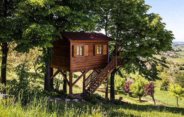 7 самых романтичных домиков на дереве