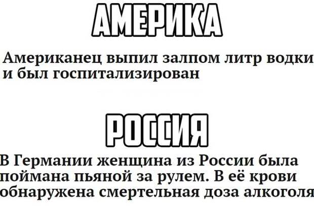 Россия vs Америка