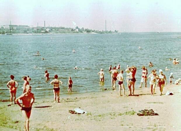 Кострома СССР, пляж, ретроспектива