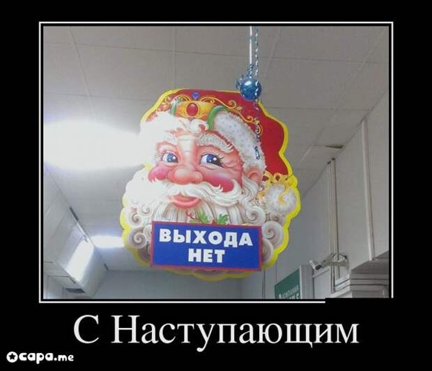 Подборка новогодних демотиваторов