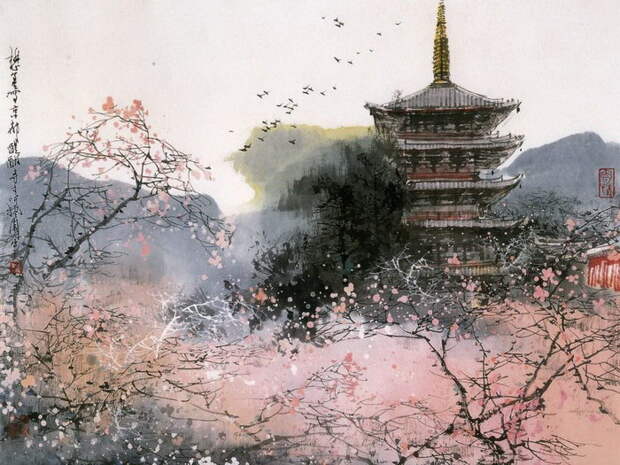 Пейзажи Liu Maoshan Пейзажи Liu Maoshan