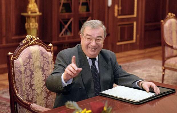 Евгений Примаков во время встречи с Борисом Ельциным, 1998 год