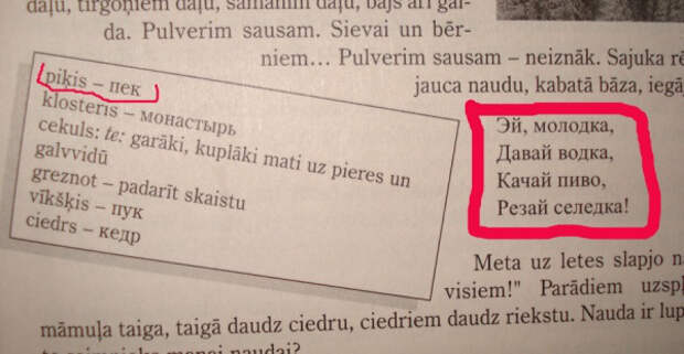 перлы из учебников русского языка для иностранцев (16)