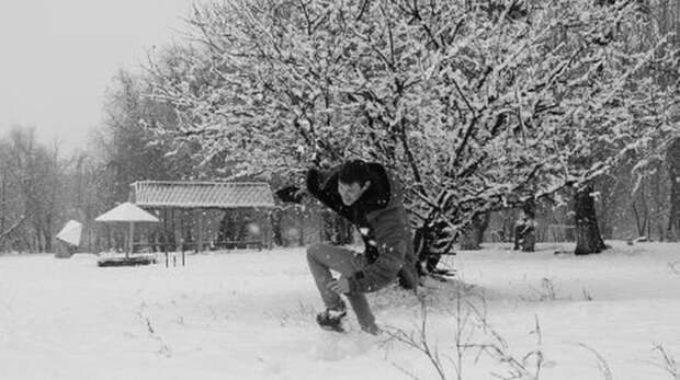 Осторожно, гололёд! зима, лед, люди, снег