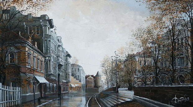 Художник Александр Стародубов - Старая Москва