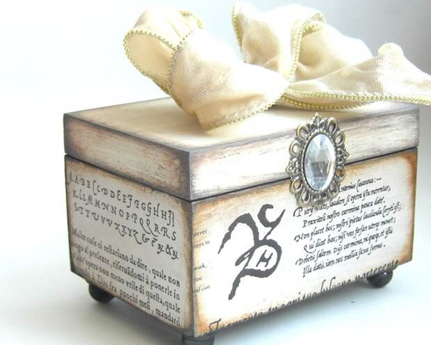 Брелок Keepsake Box Свадебный Белый