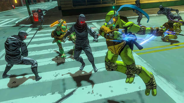 Скриншоты из неанонсированной игры о «Черепашках-ниндзя»