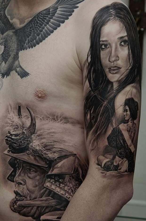 Украинский тату-мастер и его потрясающие работы искусство, тату, украина