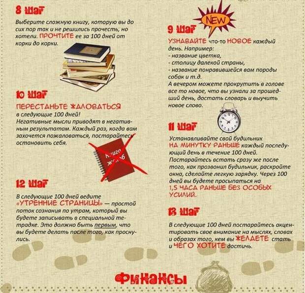 48 маленьких шагов к улучшению жизни за 100 дней 48 маленьких шагов к улучшению жизни за 100 дней