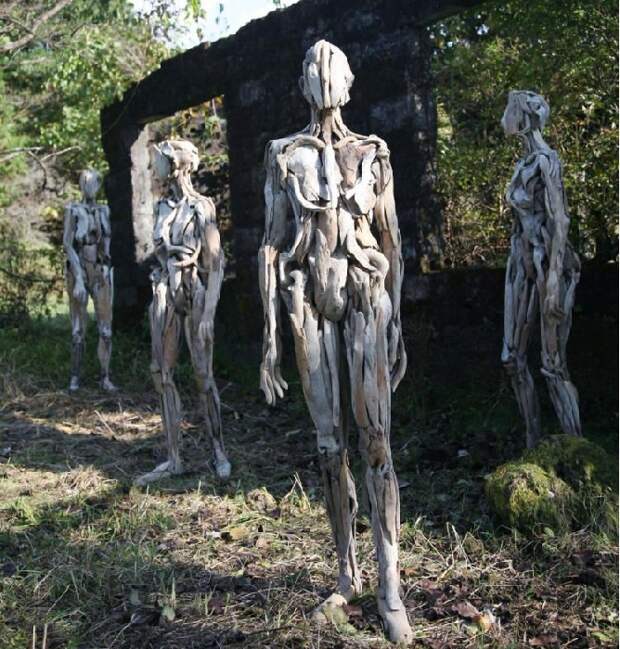 Скульптуры-призраки от Нагато Ивасаки. 