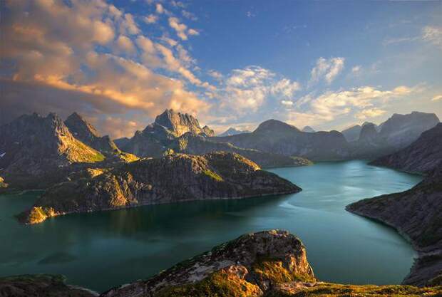 4. Озеро Solbjornvannet, Норвегия вокруг света, пейзажи, природа, путешествия, снимки, фотографии