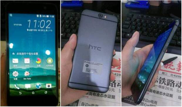 HTC One A9 на живых фото