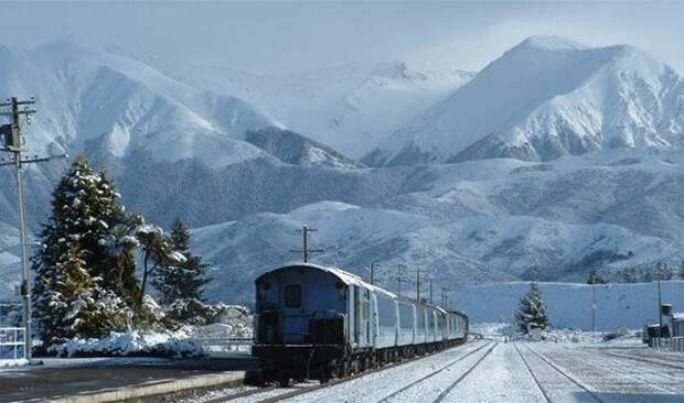 19. Tranzalpine, Новая Зеландия 19. Tranzalpine, Новая Зеландия железная дорога, поезд, путешествие