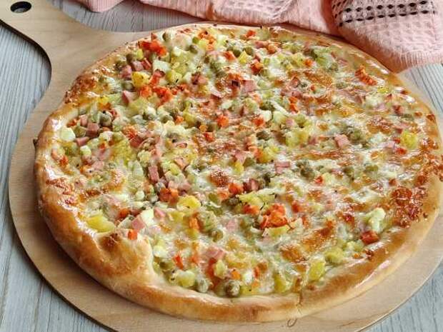 Пицца «Оливье»