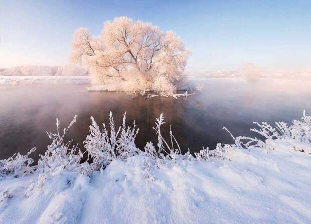 Сказочная красота Беларуси зимой в фотографиях Алексея Угальникова