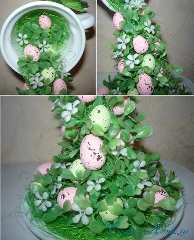 пассхальная кружка чашка проливашка с яичками