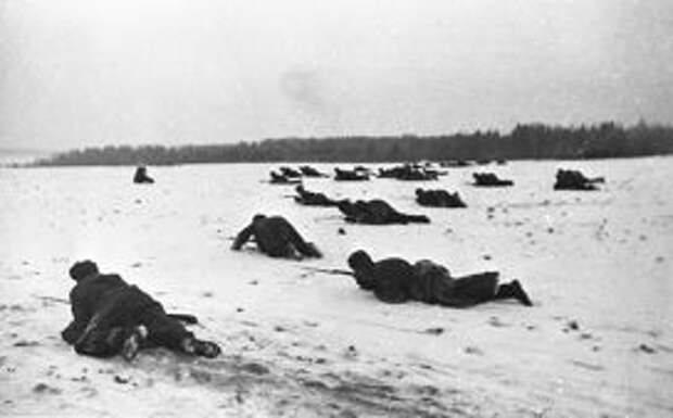 Наступление пехоты в Можайском направлении, январь 1942 года