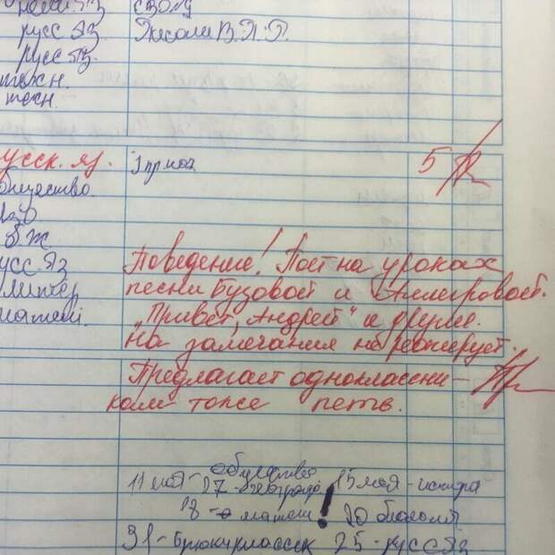 Замечания из школьных дневников, за которые родители не похвалят Замечания из школьных дневников, за которые родители не похвалят