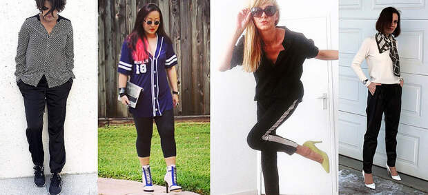 Fashion bloggers in sportswear #iwillwearwhatilike