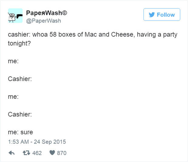 Funny Food Tweet