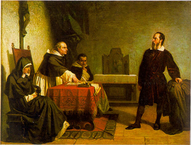 Галилей перед инквизицией. Кристиано Банти, 1857 год.jpg