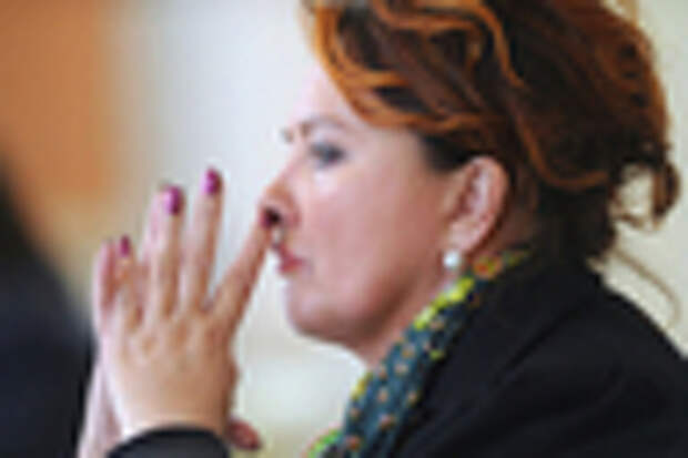 VORONEZH REGION, RUSSIA. MARCH 28, 2012. Agriculture Minister Yelena (Elena) Skrynnik attends a conference on preparations for spring agricultural works. (Photo ITAR-TASS / Valery Sharifulin) Россия. Воронежская область. 28 марта. Министр сельского хозяйства РФ Елена Скрынник на совещании по вопросу "О ходе подготовки к весенним полевым работам". Фото ИТАР-ТАСС/ Валерий Шарифулин
