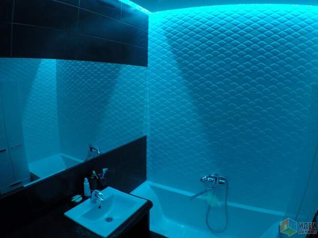 Светодиодная подсветка в ванной комнате
