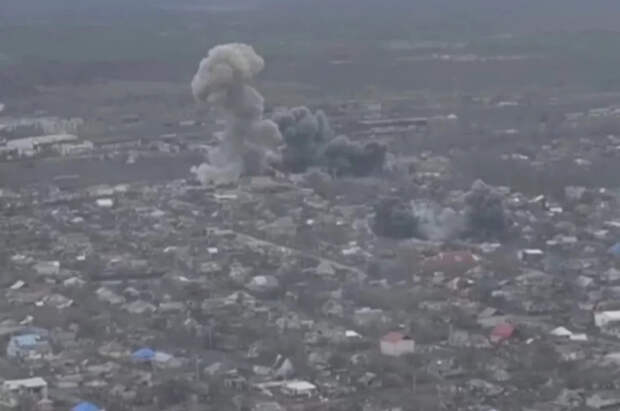 Управляемые бомбы накрыли ряд пунктов дислокации ВСУ в Красном Лимане