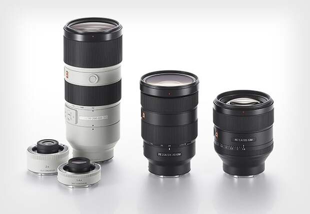 Sony выпускает линейку флагманских объективов G Master