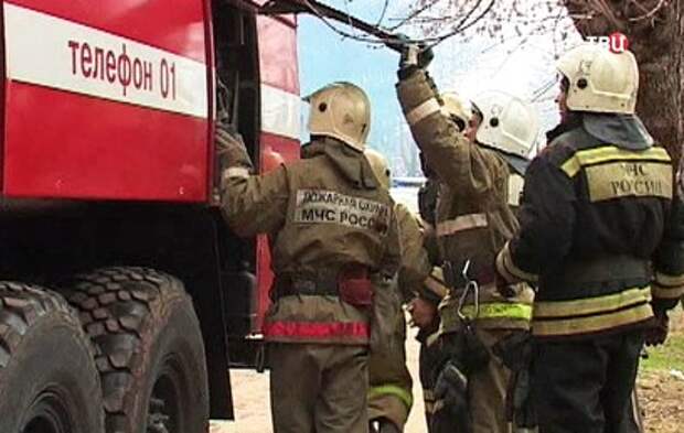 Пожар на заводе "Салют" в Москве потушили