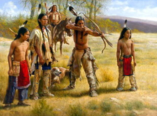 hunters-Indians