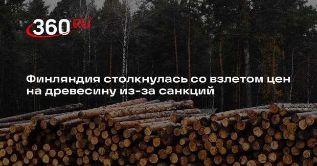 MTV: цены на древесину в Финляндии стали рекордными из-за санкций против России