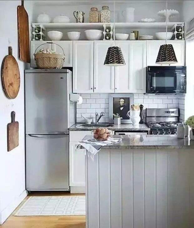 как выжать максимум пространства из маленькой кухни