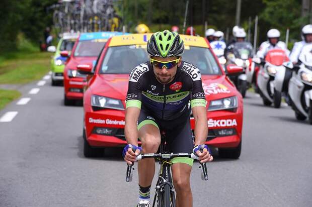 Armindo Fonseca (Fortuneo - Vital Concept) одиночный отрыв (фото: Tim de Waele/TDWSport.com)