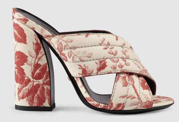 SABOT WITH GUCCI PRESS