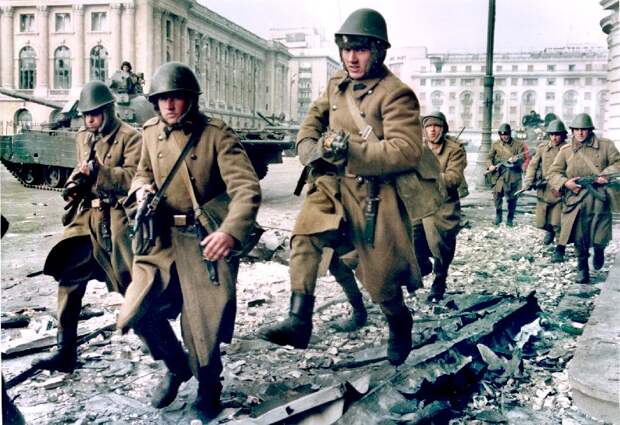 FILE PHOTO OF ROMANIAN REVOLUTION IN 1989. FILE PHOTO OF ROMANIAN REVOLUTION IN 1989.