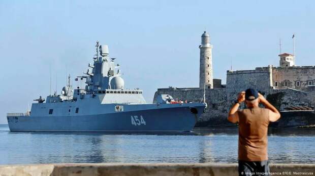 Группа кораблей Северного флота ВМФ РФ на Кубе. Источник изображения: 