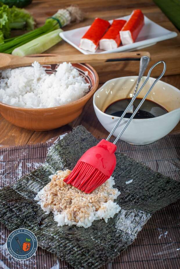 Онигирадзу(Onigirazu). Суши-сэндвич. Из Одессы с морковью, Кулинария, Еда, Рецепт, Длиннопост, Фотография, Япония