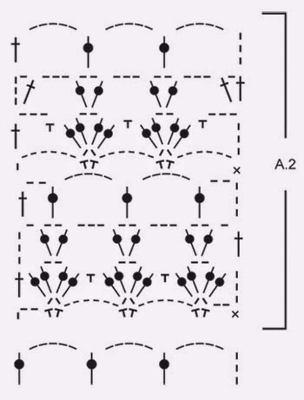 Летний жакет-накидка крючком. Схемы (6) (350x461, 61Kb)