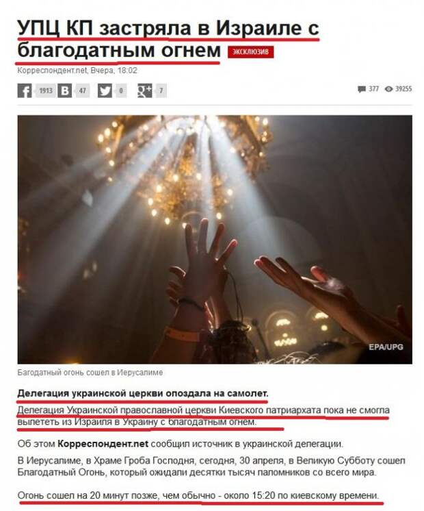 Не горит Благодатный огонь в безблагодатных храмах Не горит Благодатный огонь в безблагодатных храмах