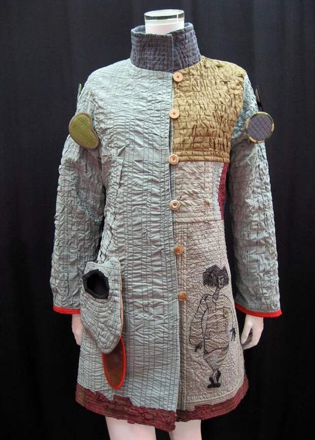 Wearable art jacket by Danny Mansmith: 