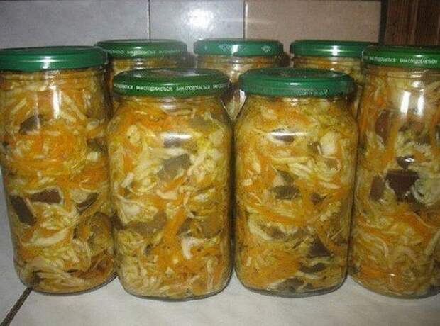 5 вкуснейших рецептов салатиков из капусты на зиму...
