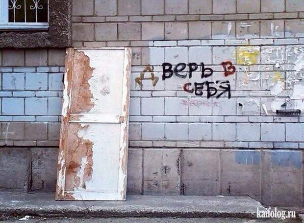 Прикольные двери (60 фото)