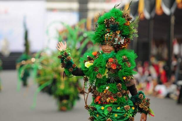 Карнавал моды «Jember Fashion Carnaval» в Индонезии