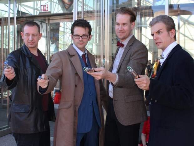 Разные «реинкарнации» Доктора Кто собрались вместе на Comic Con