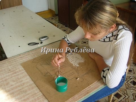 Картина панно рисунок 23 февраля 8 марта День матери День рождения Аппликация Моделирование конструирование Картины и панно в технике мокрая ткань Мастер-класс Материал природный Ткань фото 17