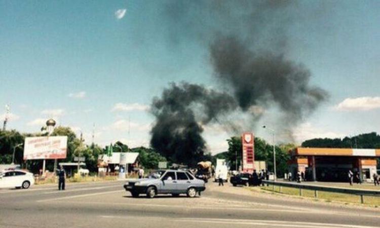 Близ Мукачево идет эвакуация