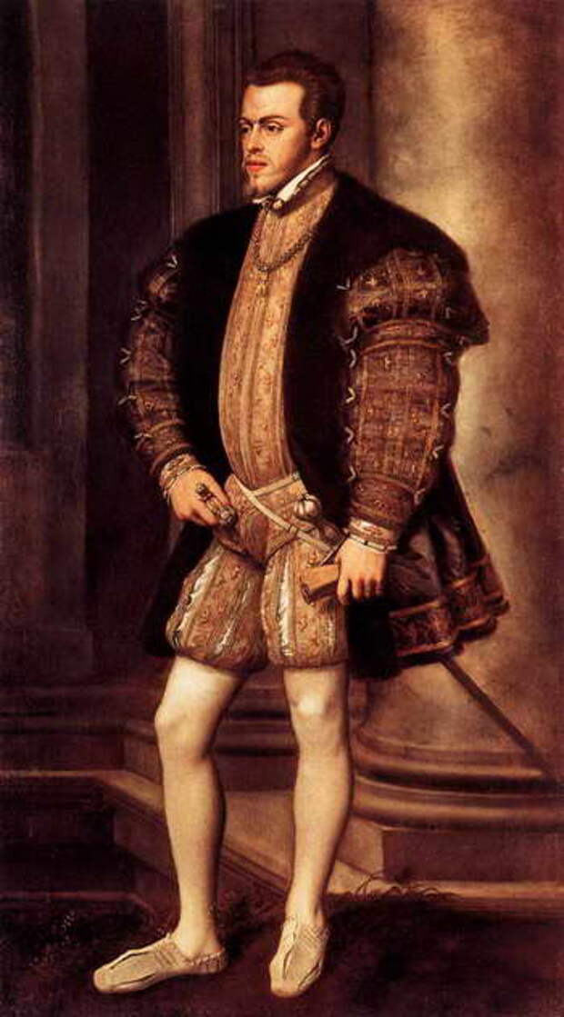 Тициан. Портрет короля Испании Филиппа II