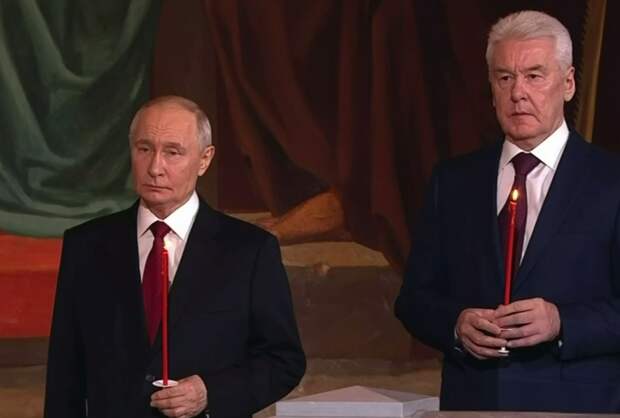 Путин поздравил всех православных с Пасхой